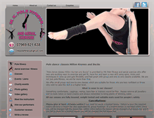 Tablet Screenshot of mkpolefitness.co.uk